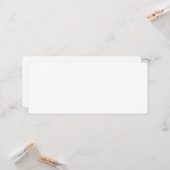 Carte Créez votre propre blanc (Devant/Arrière en situation)