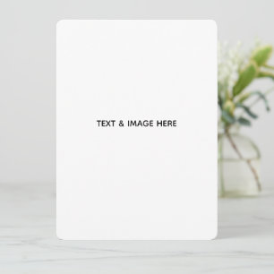 Carte Créez votre propre blanc