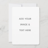 Carte Créez votre propre blanc  (Devant)