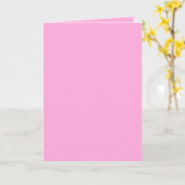 Carte Créez votre propre bleu gris foncé personnalisé (Fleur jaune)