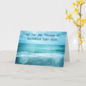 Carte Créez Votre Propre Citation Inspirante Motivationn (Fleur jaune)