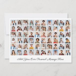 Carte Créez Votre Propre Collage De 60 Photos Ajoutez Vo