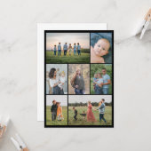 Carte Créez votre propre collage de 7 photos (Devant/Arrière en situation)