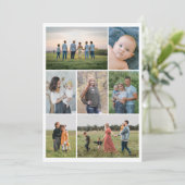 Carte Créez votre propre collection de 7 photos (Debout devant)