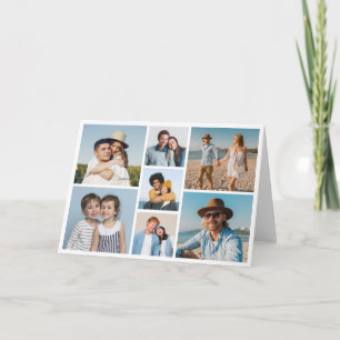 Carte Créez votre propre collection de 7 photos