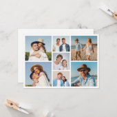 Carte Créez votre propre collection de 7 photos (Devant/Arrière en situation)