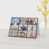 Carte Créez votre propre collection de 7 photos (Fleur jaune)