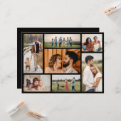 Carte Créez votre propre collection de 7 photos (Devant/Arrière en situation)