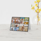 Carte Créez votre propre collection de photos 10 (Fleur jaune)