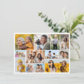 Carte Créez votre propre collection de photos 12 voeux (Debout devant)