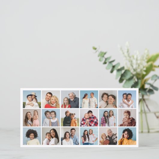 Carte Créez votre propre collection de photos 18 Salutat (Debout devant)