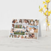 Carte Créez votre propre collection de photos 20 salutat (Fleur jaune)