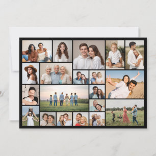 Carte Créez votre propre collection de photos 20 salutat