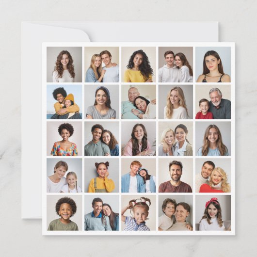 Carte Créez votre propre collection de photos 25 (Devant)