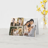 Carte Créez votre propre collection de photos 4 (Fleur jaune)