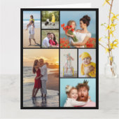 Carte Créez votre propre collection de photos 8 (Fleur jaune)