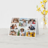 Carte Créez votre propre collection de photos 8 (Fleur jaune)