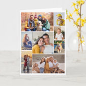 Carte Créez votre propre collection de photos 8 (Fleur jaune)