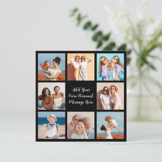 Carte Créez votre propre collection de photos 8 Ajouter (Debout devant)