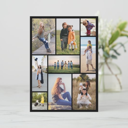 Carte Créez votre propre collection de photos 9 (Debout devant)