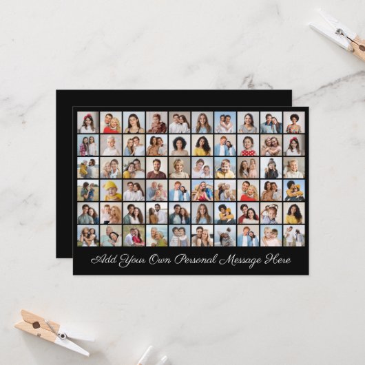 Carte Créez votre propre collection de photos de 60 Ajou (Devant/Arrière en situation)