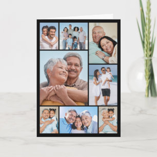 Carte Créez votre propre collection de photos de 8 voeux