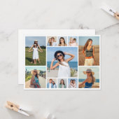 Carte Créez votre propre collection photo 11 (Devant/Arrière en situation)