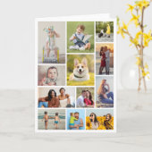 Carte Créez votre propre collection photo 12 (Fleur jaune)