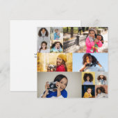 Carte Créez votre propre collection photo 12 (Devant / Derrière)