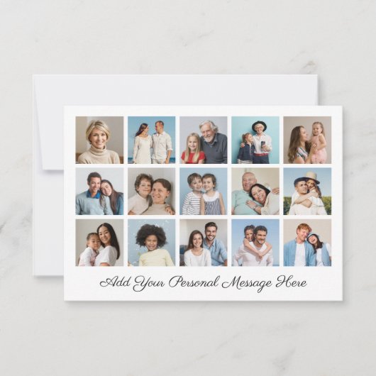 Carte Créez votre propre collection photo 15 Ajouter vot (Devant)