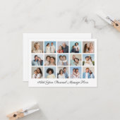 Carte Créez votre propre collection photo 15 Ajouter vot (Devant/Arrière en situation)