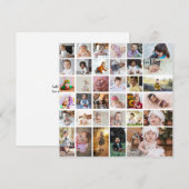 Carte Créez votre propre collection photo 35 (Devant / Derrière)