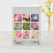 Carte Créez votre propre collection photo Anniversaire (Fleur jaune)