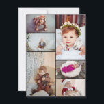Carte Créez votre propre collection photo de 6 personnes<br><div class="desc">Customisez votre photographie. Vous pouvez faire ce produit personnalisé pour des occasions spéciales comme mariages,  anniversaires,  Noël,  Fêtes,  Mémoriaux,  Graduation,  Anniversaires et plus encore. Il peut également être offert en cadeau à votre meilleur ami,  ami proche,  famille et famille.</div>
