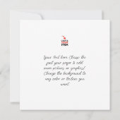 Carte CRÉEZ-VOTRE-PROPRE conception de téléchargement pe (Dos)