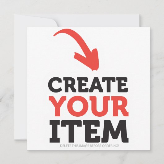 Carte CRÉEZ-VOTRE-PROPRE conception de téléchargement pe (Devant)