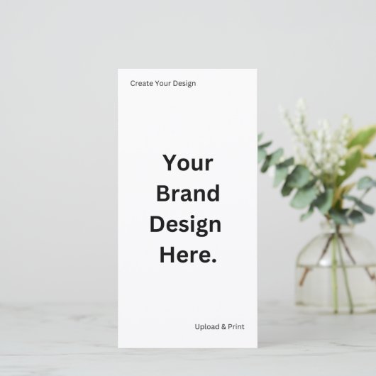 Carte Créez votre propre conception et impression (Debout devant)