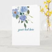 Carte Créez votre propre conception personnalisée (Fleur jaune)