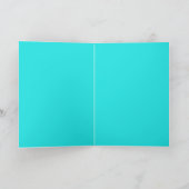 Carte Créez votre propre cyan (Intérieur)