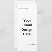 Carte Créez votre propre design et impression (Devant / Derrière)