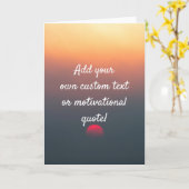 Carte Créez votre propre devis personnalisé - Lever du s (Fleur jaune)