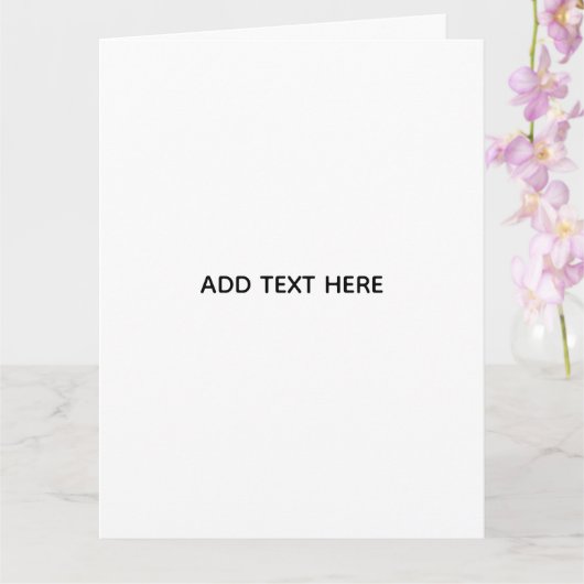 Carte Créez Votre Propre Fleur (Orchidée)