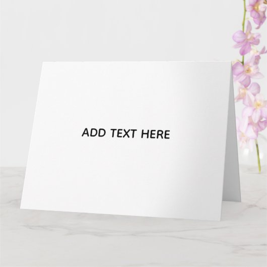 Carte Créez Votre Propre Fleur (Orchidée)
