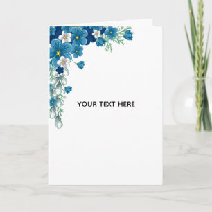 Carte Créez Votre Propre Floral