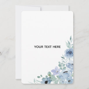 Carte Créez Votre Propre Floral 