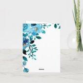 Carte Créez Votre Propre Floral (Dos)