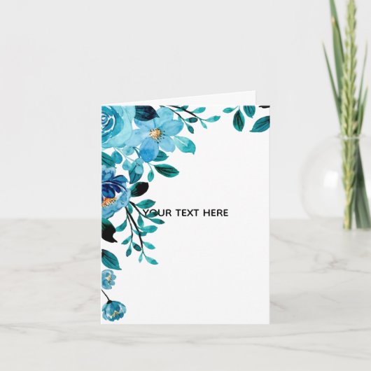 Carte Créez Votre Propre Floral (Devant)