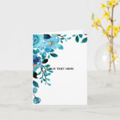 Carte Créez Votre Propre Floral (Fleur jaune)