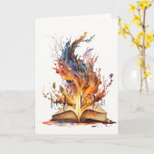 Carte Créez votre propre Grimoire Fire (Fleur jaune)