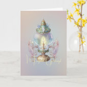 Carte Créez Votre Propre Lampe Fée Intricte (Fleur jaune)